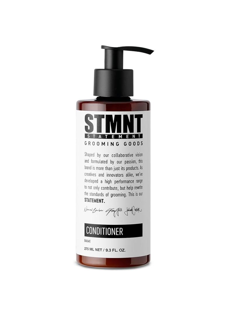 STMNT Grooming Goods Conditioner | Softens Hair | Restores Shine | Moisturizing Formula w/Activated Charcoal & Menthol | All Hair Types