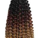 12Inch 2X Ringlet Wand Curl Crochet Hair 60 Strands Pre Looped Jamaican Bounce Crochet Hair Extensions Crochet Braiding Hair (12Inch (Pack of 3), T1/30/27)