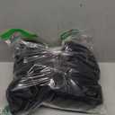 Premium Jackets Men's Notch Lapel Two Button Black Leather Blazer Jacket, L