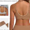 Ubras Support Lift Wireless Bra Plus Size Shaping Bra for Big Breast Seamless Bra No Underwire (Beige, XL)