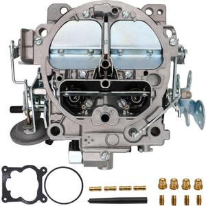 4 Barrel Carburetor fits for Rochester Quadrajet Carburetor Chevy 350 454 327 427 V8 Engines GMC Trucks 1966-1973 big small block 4BBL Carb 1901R 4MV Corvettes 1975-1979 Divorced Choke 650CFM 750CFM