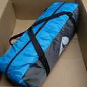 Beach Umbrella with UPF 50+ UV Protection, Portable Beach Tent Canopy with 360 Ventilation, 4 Sandbags, Wind Ropes & Stakes, Storage Pockets for Beach, Travel, Backyard (4)