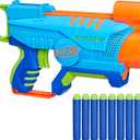 NERF Elite Junior Explorer Easy-Play Toy Foam Blaster, 8 Darts for Kids Outdoor Games, Ages 6 & Up