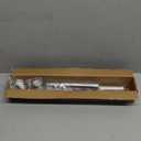 Shower Curtain Rod, 1" Diameter Heavy Duty Tension Shower Rod, Non Slip Adjustable 28-46 inch No Drilling Shower Curtain Rods Spring Tension For Bathroom, Shower Stall, No Rust, Nickel