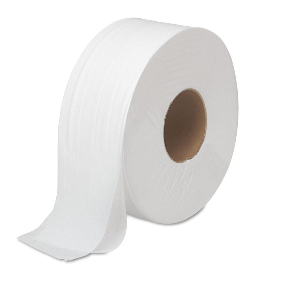 Boardwalk BWK 6100 9", 1000' Length, 9.125" Width 2-Ply JRT Jumbo Roll Toilet Tissue