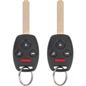 Key Fob Replacement for 2003-2007 Honda Accord Car Keyless Entry Remote Control,OUCG8D-380H-A 35111-SHJ-305,4 Buttons, 2 Pack