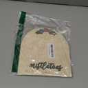 Beeveer Baby's First DIY Winter Snowman Art Footprint Wooden Mistletoe Craft Milestone Card Rustic Hanging Ornament Nursery Footprint Decorative for Baby Shower Newborn Photoshoot(Classic)