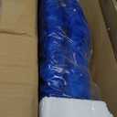 BCAN 40/48" Foldable Mini Trampoline Max Load 330lbs/440lbs, Fitness Rebounder with Adjustable Foam Handle, Exercise Trampoline for Adults Indoor/Garden Workout (Blue)