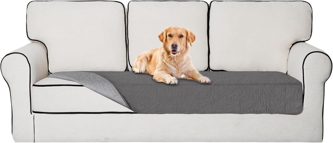 Easy-Going Waterproof Dog Bed Cover Reversible Leak Proof Pet Blanket Replacement Mat for Furniture Washable Couch Cover Sofa Cover for Dogs Cat(30x70 Inch, Gray/Light Gray) Easy-Going Waterproof Dog Bed Cover Reversible Leak Proof Pet Blanket Replacement Mat for Furniture Washable Couch Cover Sofa Cover for Dogs Cat(30x70 Inch, Gray/Light Gray)