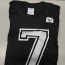 7 Number Seven Team Sports Graphic Design Matching Varsity T-Shirt, M