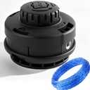 KTHA1040-03 KST2580-06 4665020 Replacement Trimmer Head Compatible with Kobalt KST224A-03 KST224B-03 KST1040A-03 KMS1040A-03 KST2540-06 KST1540-06 with 0.080" precut line