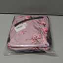 Pink Cherry Blossom Crossbody Sling Bag for Women Men Watercolor Hand Painted Blooming Branches Travel Sling Backpack Casual Shoulder Bag Beautiful Japanese Floral Print Hiking Daypack