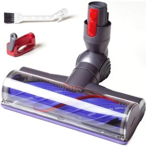 Laymi Upgraded Anti-Tangle Vacuum Head Replacement Compatible with Dyson V8 V7 V10 V11 V15 Cordless Vacuums, Quick Release Motorhead Attachment Parts for Hardwood Floor & Thin Carpets