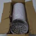 Portable AC Window Vent Kit, Adjustable Vertical/Horizontal Sliding Window Kit Plate for AC Unit, Seamless Portable AC Window Seal With 5.9 Inch Diameter, 59 Inch Length Exhaust Hose