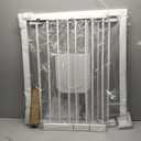 29"-45" Baby Gate, No Drilling Auto Close Dog Gate Indoor, White