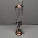 Kingsyard Metal Bird Feeders for Outdoors Hanging, Tube Bird Feeder with 6 Feeding Ports, 15 Inch, Chew-Proof & Weatherproof, Antique Copper