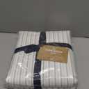 Eddie Bauer - Queen Sheet Set, Cotton Percale Bedding Set, Super Soft and Bedding Set, Oeko-Tex Certified (Essential Stripe Beige, Queen)