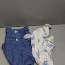 Baby Swaddles for Newborn Organic Cotton, Soft & Snug Newborn Velcro Swaddle 0-3 Months Sleep Sack Helps Calm Startle Reflex, 2-Pack Wrap Nursery Swaddling Blankets Blue Dinosaur