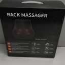 Neck and Back Massager for Pain Relief Deep Tissue with Heat, Shiatsu Shoulder Massager with Bi-Directional Rotating Head for Neck, Back, Shoulders, and Legs (Black)