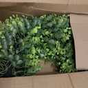 20 Inch Boxwood Front Door Wreaths, Spring and Summer Outdoor Wreath for Front Door, All Seasons Artificial Green Wreath for Farmhouse Wedding Porch Wall All Seasons Indoor Decorations