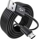 10FT Long PS4 Charger Cord for Xbox One Controller,PS4 Charging Cable,Micro USB Cable for Xbox One S/X Slim Elite Controller,Dualshock 4 Data Cord Wire for Sony PlayStation 4 Controller Games Console