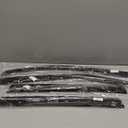 Rain Guards for 2014-2018 Subaru Forester, Out-Channel Window Visor Shields Vent Deflector Shade Wind Dark Smoke 2015 2016 2017, Tape-On Outside-Mount, 4PCS