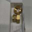 GASHER 1PC Brass Union, 1" NPT Male x 1" NPT Female Pipe Fitting