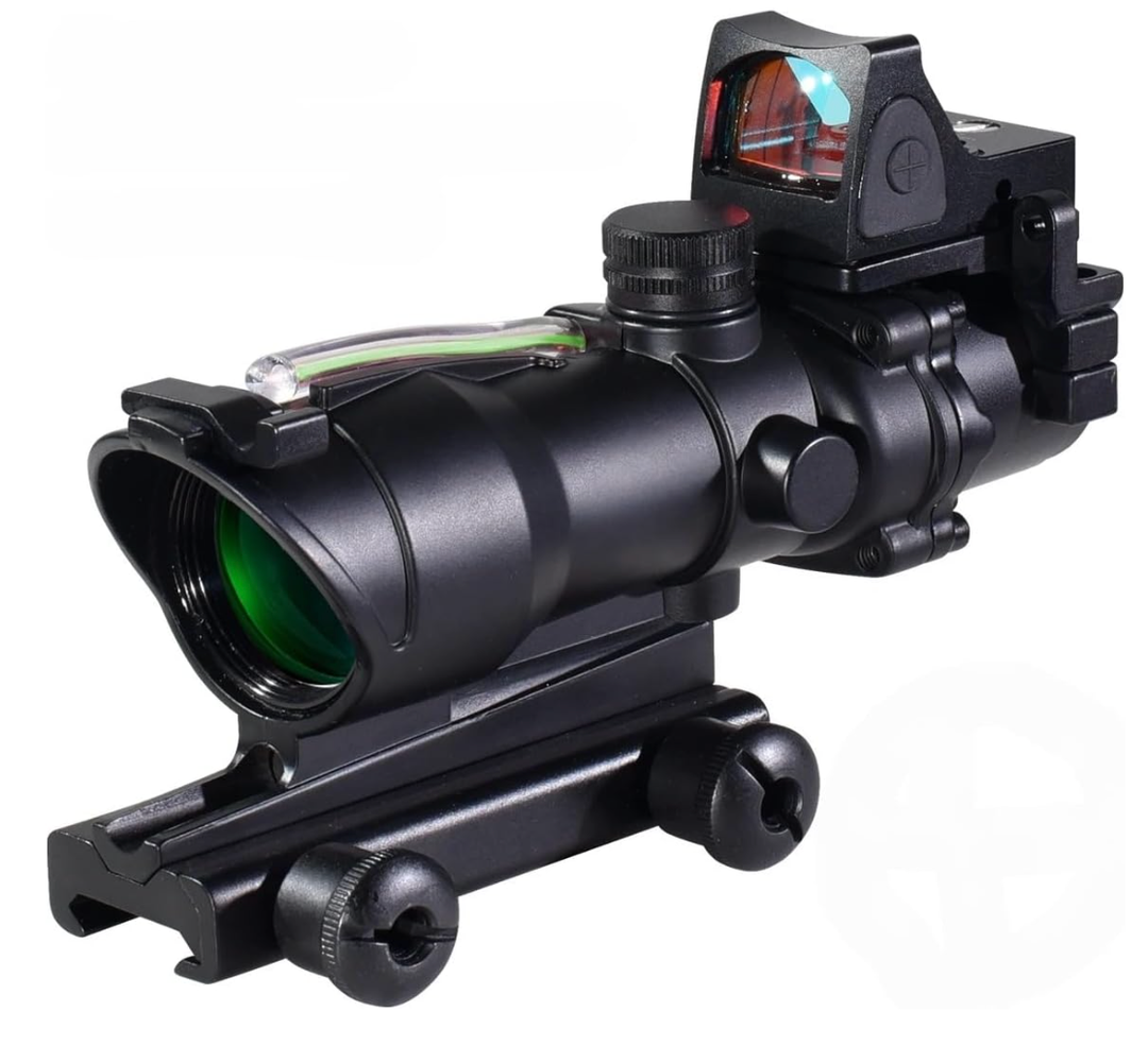4x32 Adjustable Red Dot Scope for Glock with 1x-4x Magnification, 20mm Rail Mount for Hunting, Shooting Sports & Outdoor Activities
