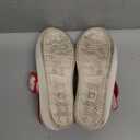 Hehainom Girls Toddler Canvas Sneakers Kids Bow Wedding Party School Uniform Sneaker Shoes (13 Little Kid, Red)