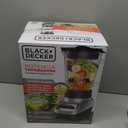 BLACK+DECKER PowerCrush Multi-Function Blender with 6-Cup Glass Jar, 4 Speed Settings, Silver