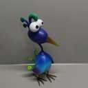 Kircust Peacock Decor Metal Yard Art Outdoor Statues Lawn Decorations Outside Garden Peacocks Decoration for Home