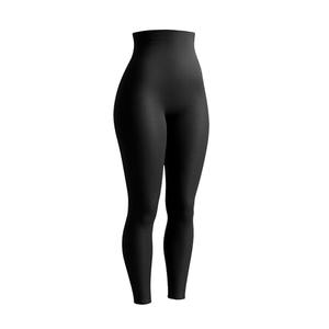 SHAPERMINT High Waisted Tummy Control Compression Leggings for Women - Petite to Plus Size Womens Leggings Non See Through, Black, Large