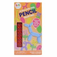 16 Balloon -Imal Pencil Valentines Pack Of 2