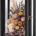 Deep Shadow Box 11x15 Wooden Display Case, 3 Sided Acrylic, Wall Mount