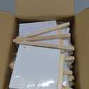 20Pack 4 x 4 Inch Mini Canvases with Easel Sets, Art Canvases Painting Kit for Kids Teenagers