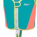 OMYAFL Toddler Swim Vest Kids Floaties Boys Girls Swim Float Jacket Buoyancy Swimwear (Teal, Large(4-6yrs/45-60lbs))