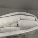 COMON HOME Pleated Linen Curtains 94 Inch Long 2 Panels Set for Living Room Light Filtering Pinch Pleat Curtains with Hooks Boho Farmhouse Custom Semi Sheer Beige White Cream Ivory Window Drapes