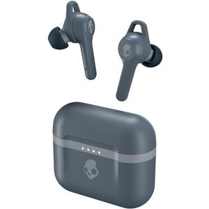 Skullcandy Indy Evo in-Ear Wireless Earbuds, 30 Hr Battery, Microphone, Works with iPhone Android and Bluetooth Devices - Grey
