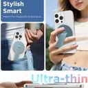 2 x Magnetic Phone Grip with Kickstand, 3-in-1 Ultra-Slim Stand, Blue
