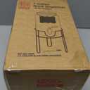 Drink Dispensers for Parties 1 Gallon, Bevarage Dispenser with Stand,Glass Drink Dispenser With Stainless Steel Spigot + Marker & Chalkboard, Ideal for Lemonade,Juice, Tea, and Party Drinks