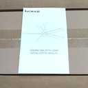 58 Inch Ceiling Fans with Lights and Remote, Black Indoor/Outdoor Ceiling Fan with Quiet Reversible DC Motor, 6 Speeds, 3CCT, 6 Blades Large Ceiling Fan for Living Room Bedroom Patio