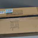 HDPS Waterproof Shower Bench for Inside Shower, Shower Stool, Black, Medium 19x10x18 Inch