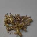 Metallic Gold Plastic Animal Figurines Toys, 12PCS Golden Safari Zoo Animal Figures, Jungle Wild Animals for Baby Shower Decor, Safari Themed Birthday Party, Christmas Decoration Gifts