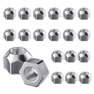 20 PCS 1/2-20 Inch Lug Nuts, 509 Trailer Lug Nuts Open End Acorn Lugs, Zinc Plated Wheel Tire Lugs Replacement for 1/2" Wheel Lug Studs Dexter EZ Lube Trailer Camper RV Truck