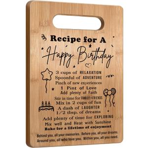 2025 Birthday Gifts for Women Men, Birthday Gifts for Her Him, Years Old Birthday Gifts, Birthday Gift Ideas, Birthday Decorations for Women Men, Happy Birthday Cutting Board Gifts