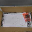 YINMIT Wooden Display Riser Stand, Tiered Perfume and Cologne Organizer Stand, 4 Tier Spice Rack Organizer, Rustic Display Shelf for Candles (4 Tier,2Pack,Black)