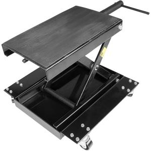 Stark USA Motorcycle Jack Center Scissor Lift Floor Jack for Motorcycle Dirt Bike w/Wheel Cart 1100lbs Capacity Dolly Table Stand