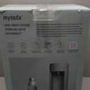Mysoda Glassy Design Sparkling Water Maker With 1L Glass & Plastic bottle - Silent Nordic Design Soda Maker Featuring A Sliding Door Opening - No Cylinder Included - Color Green