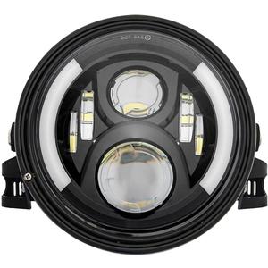 SKTYANTS 7" 7 Inch Round LED Motorcycle Headlight assembly with 7 Inch Housing DRL Turn Signal Lights for Motorcycle Headlights (black)