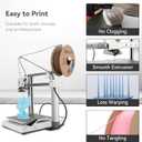 3DHoJor PLA Pro (Plus) Filament 1.75mm, 3D Printer Filament, 1kg*2 Bundle Cardboard Spool 3D Printing Filament, Dimensional Accuracy +/- 0.03 mm-Brown+Pine Green